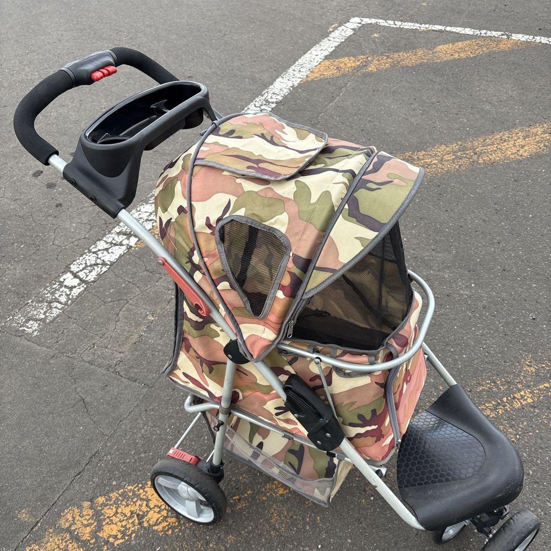 ibiyaya ペットカート イビヤヤ ファーストクラスエアー 3輪カート　迷彩