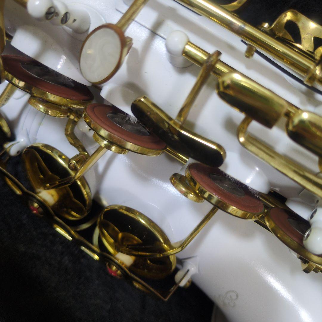 希少色 Soleil ソレイユ SAL-1 アルトサックス ホワイト ゴールド