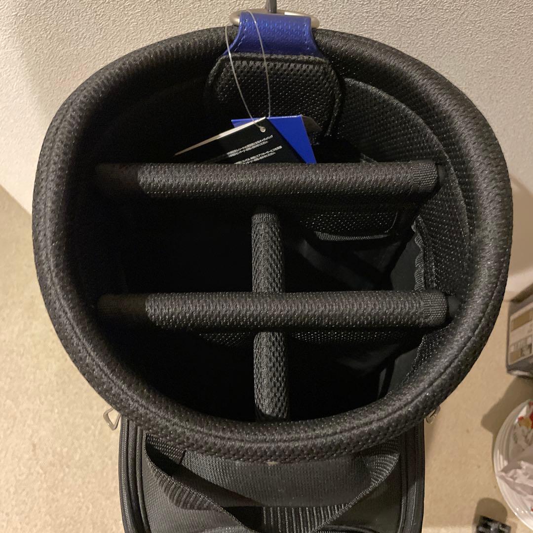 【新品未使用】ミズノゴルフキャディバッグ　ブルー×ブラック5LJC17G100