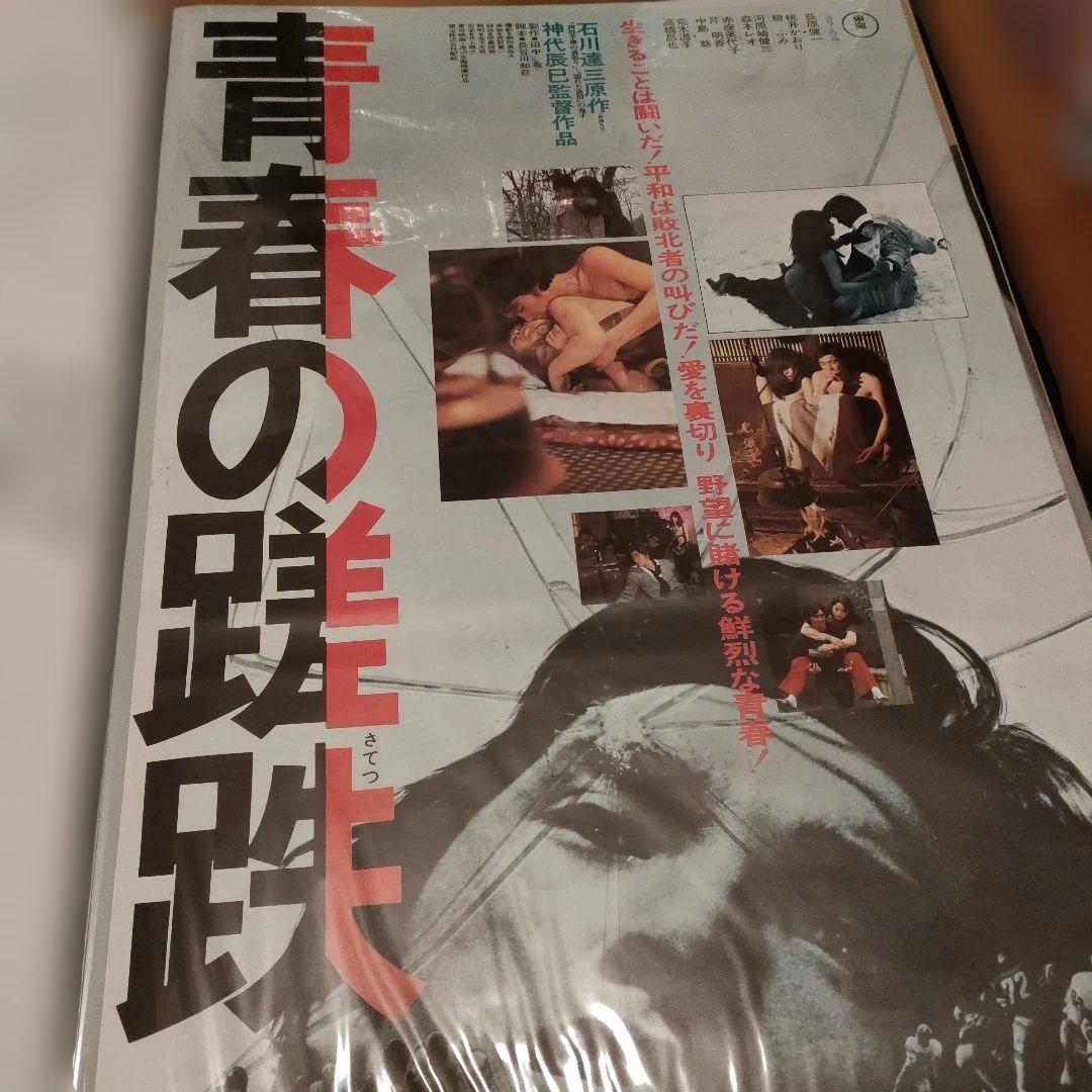 青春の蹉跌　B2サイズポスター 1974年