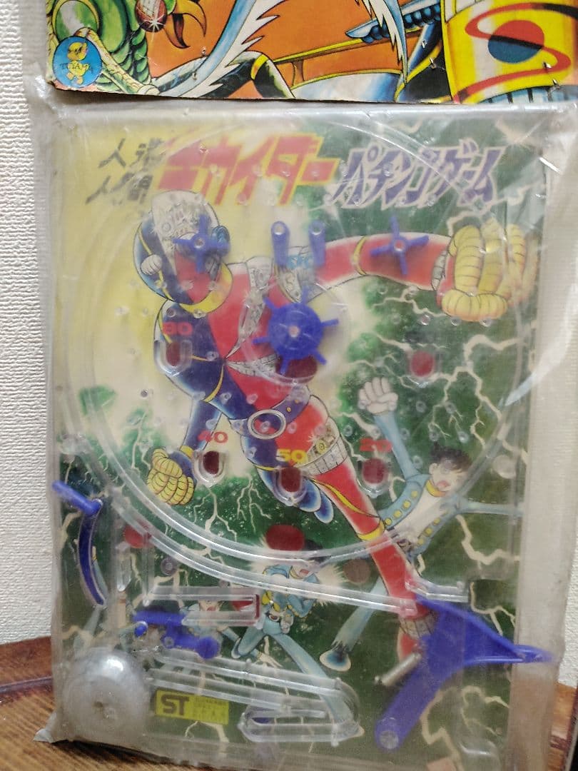 昭和レトロ 当時物未開封 TUYAMA 人造人間キカイダー パチンコゲームブリキ