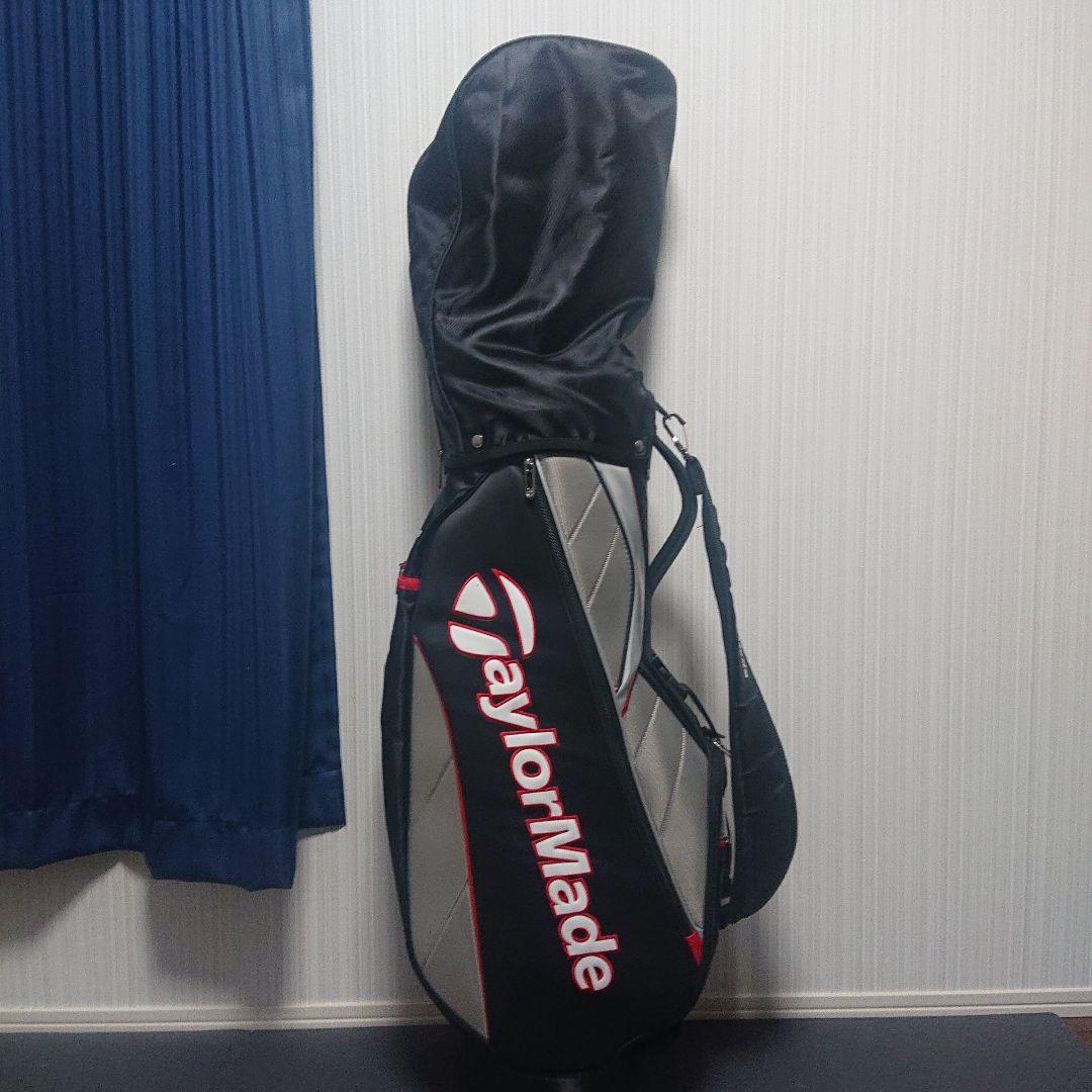 TaylorMade キャディバッグ ブラック/シルバー/レッド