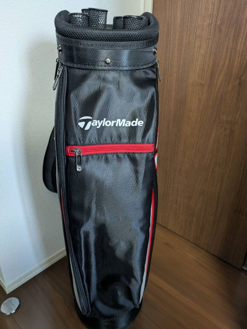 TaylorMade キャディバッグ ブラック/シルバー/レッド
