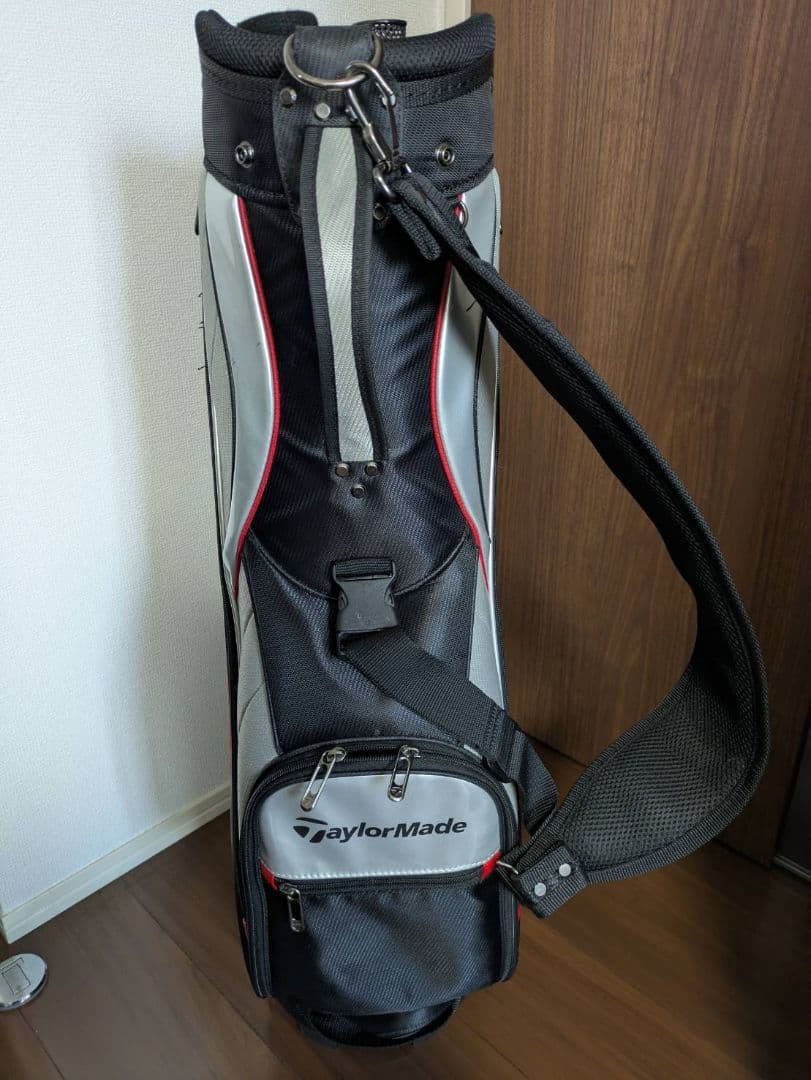 TaylorMade キャディバッグ ブラック/シルバー/レッド