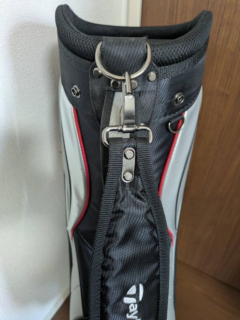 TaylorMade キャディバッグ ブラック/シルバー/レッド