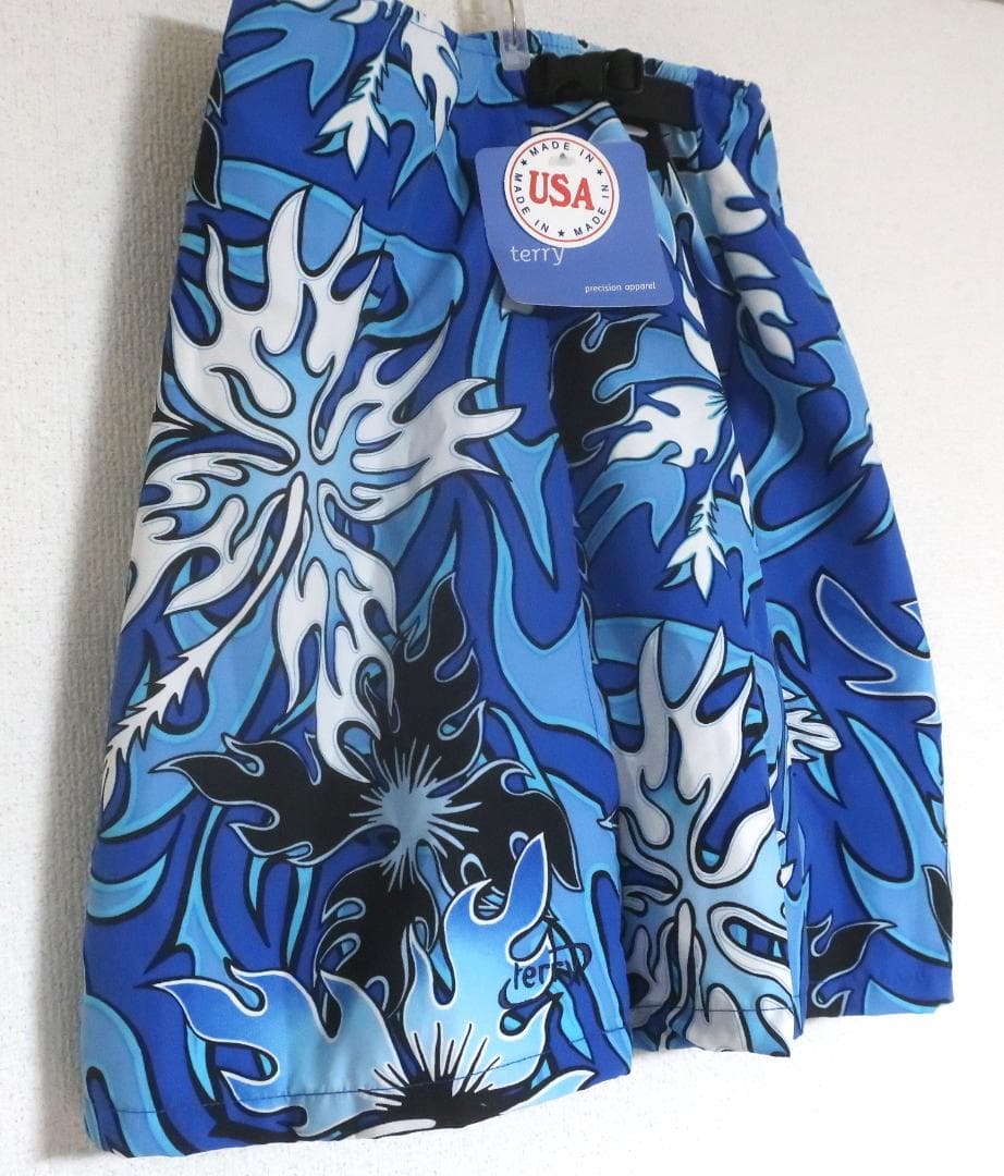 terry(テリー) サイクルショーツ(パッド付き)　XSサイズ　色：ブルー