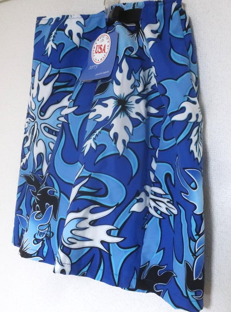 terry(テリー) サイクルショーツ(パッド付き)　XSサイズ　色：ブルー