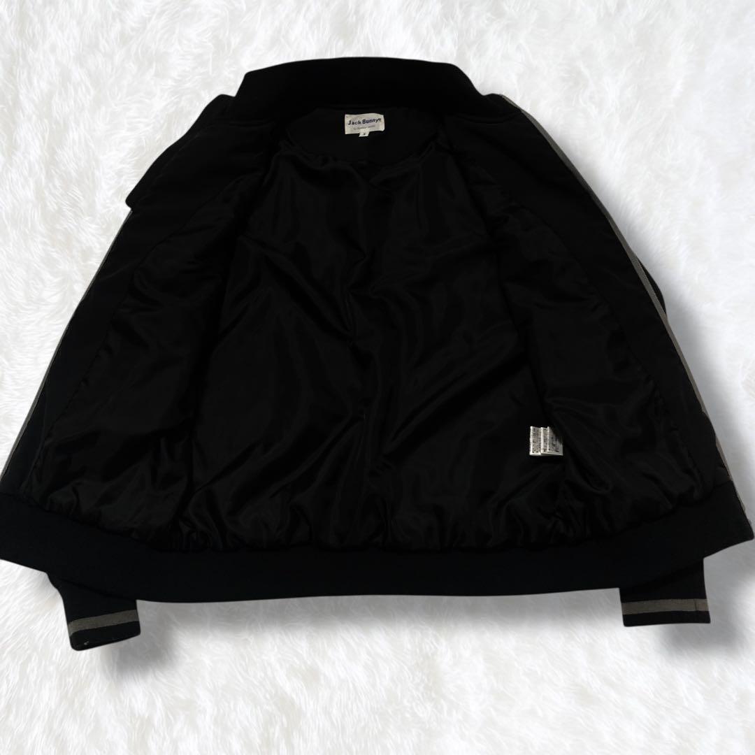 ジャックバニー 中綿ブルゾン ベスト ゴルフウェア 黒 M ゴルフ