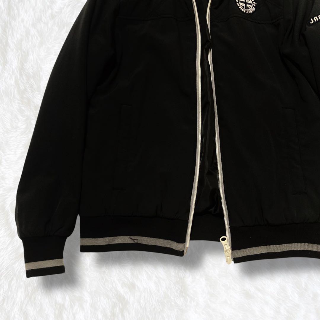 ジャックバニー 中綿ブルゾン ベスト ゴルフウェア 黒 M ゴルフ