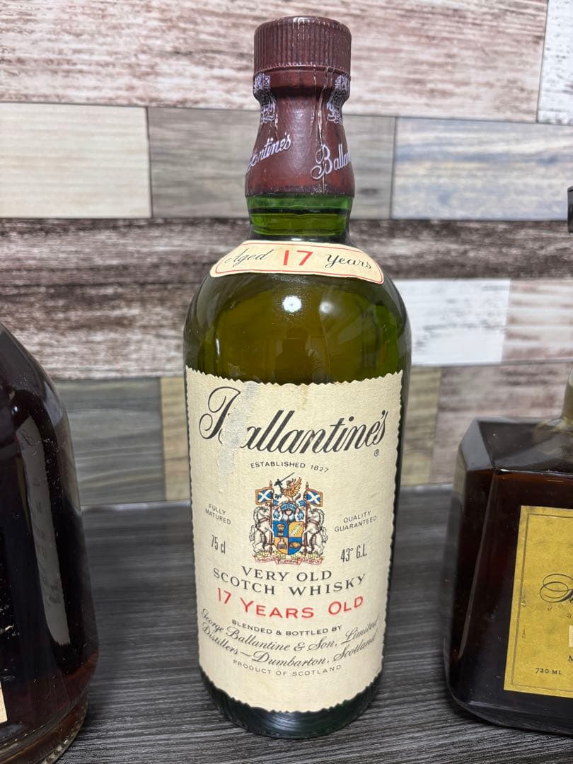 古酒3本セットHennessy Ballantine's 17年 SR