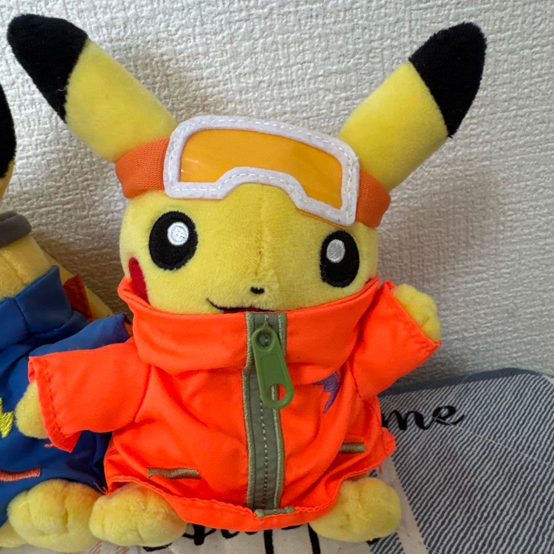 ピカチュウ ぬいぐるみ スノーボード付き