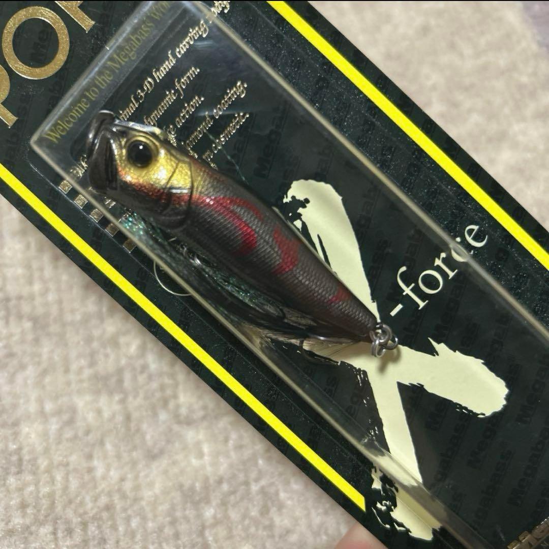 【限定カラー】megabass popx(SP-C) カブキブラック　404