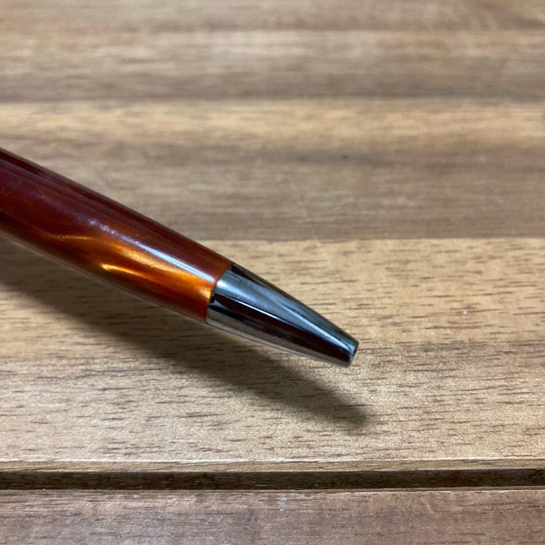 伊東屋ROMEO No.3ボールペン　イタリアンアンバー細軸　【箱付き】