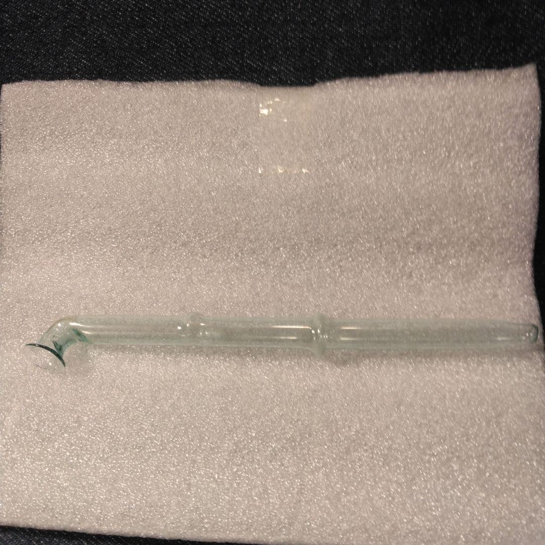 古いガラスのキセル　タバコ　骨董　アンティーク　喫煙具