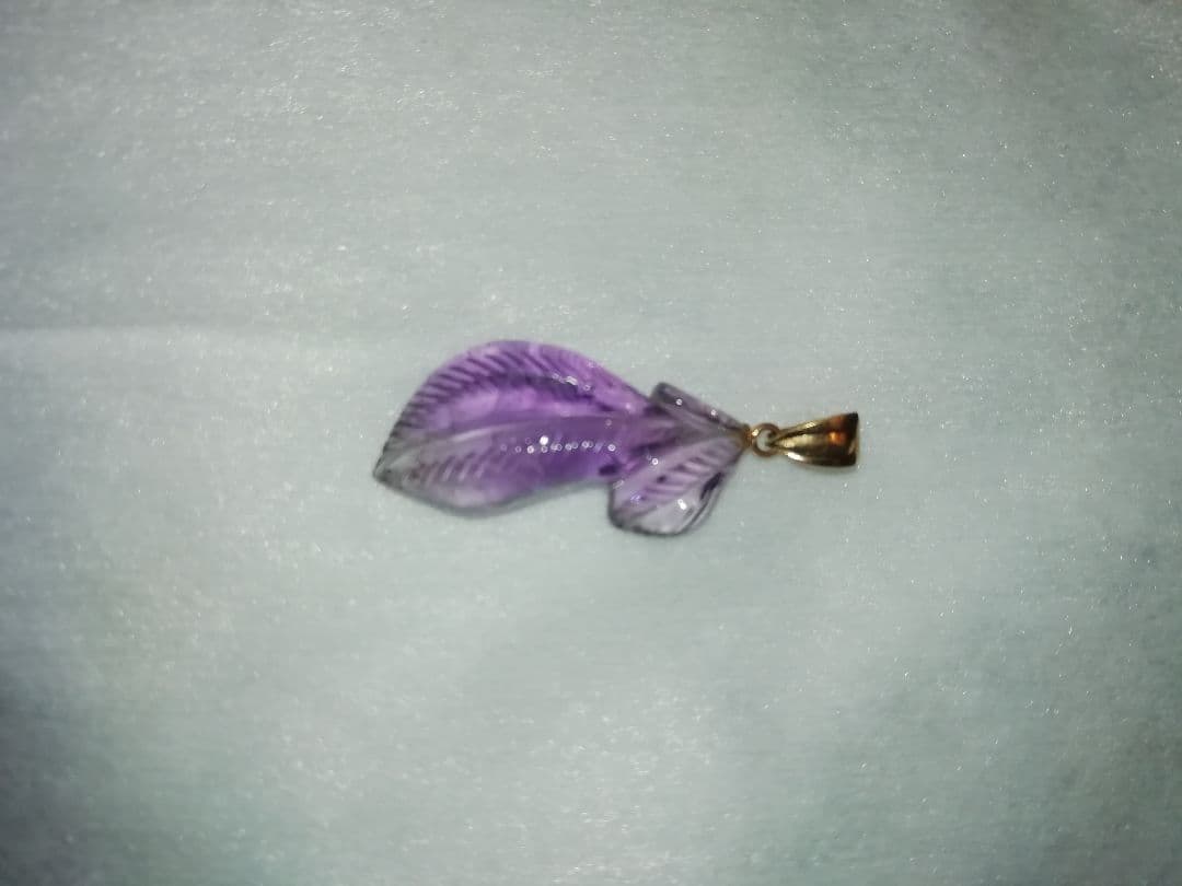 K18 アメジスト　ペンダントトップ