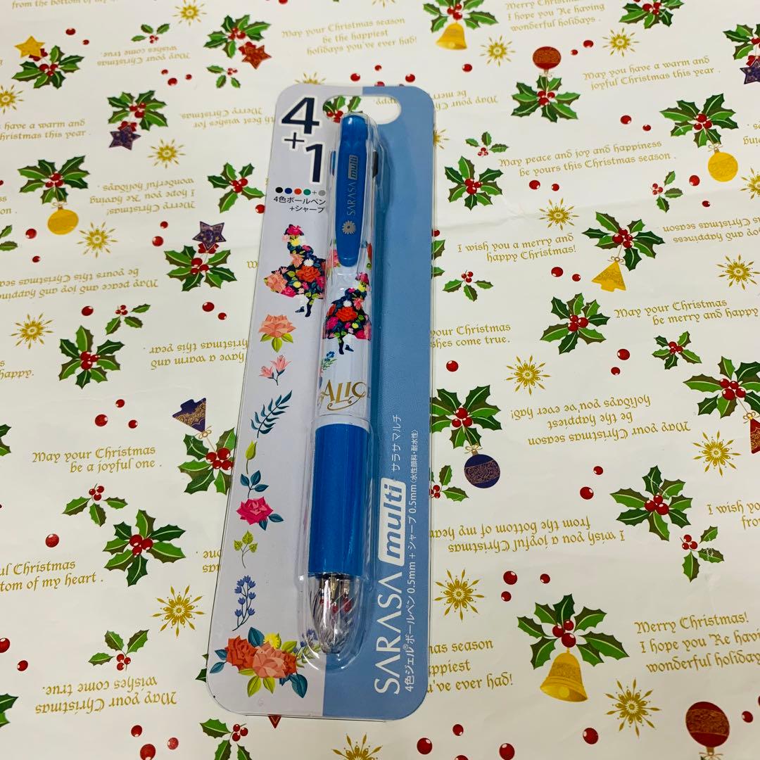 ディズニーストア 不思議の国のアリス ボールペン SARASA 4+1