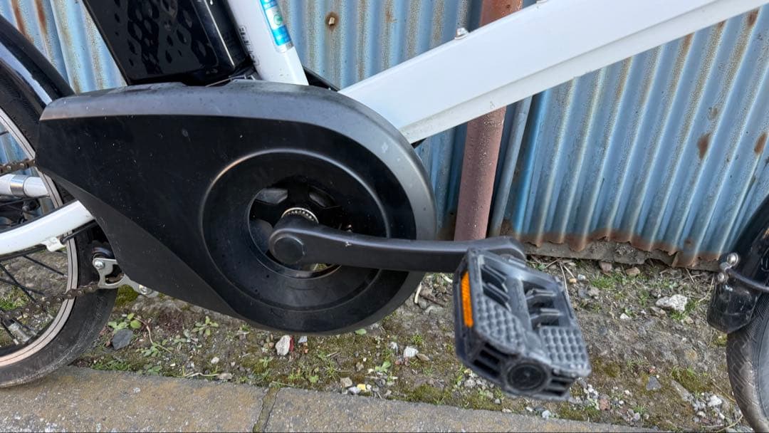 【整備済】電動アシスト自転車 ミニベロ パナソニック ベロスター 白 5個点灯