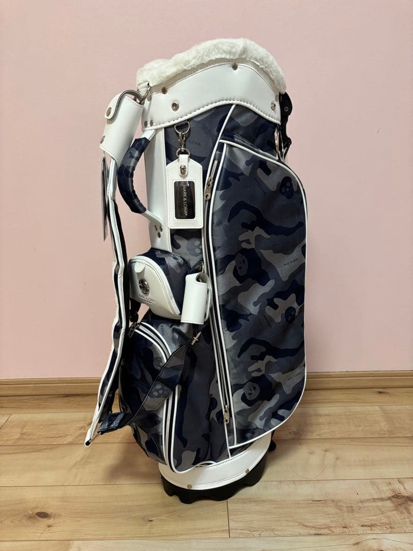 MARK&LONAキャディーバッグ NAVY