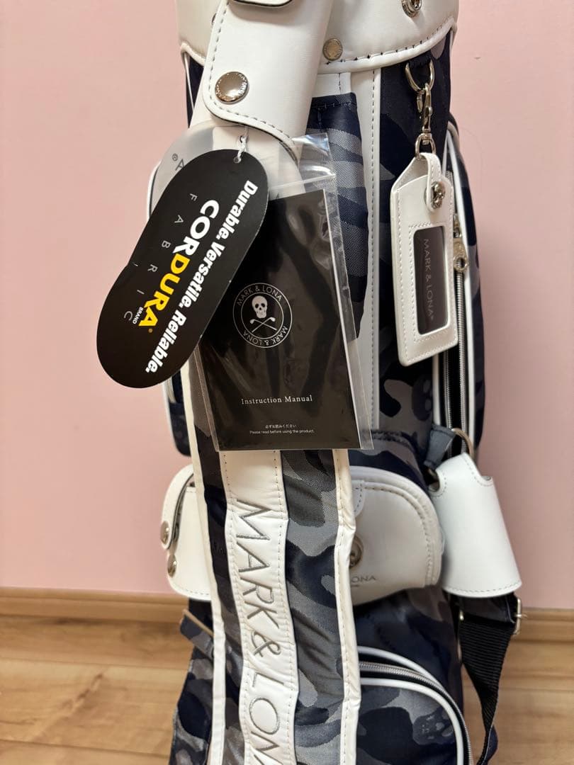 MARK&LONAキャディーバッグ NAVY