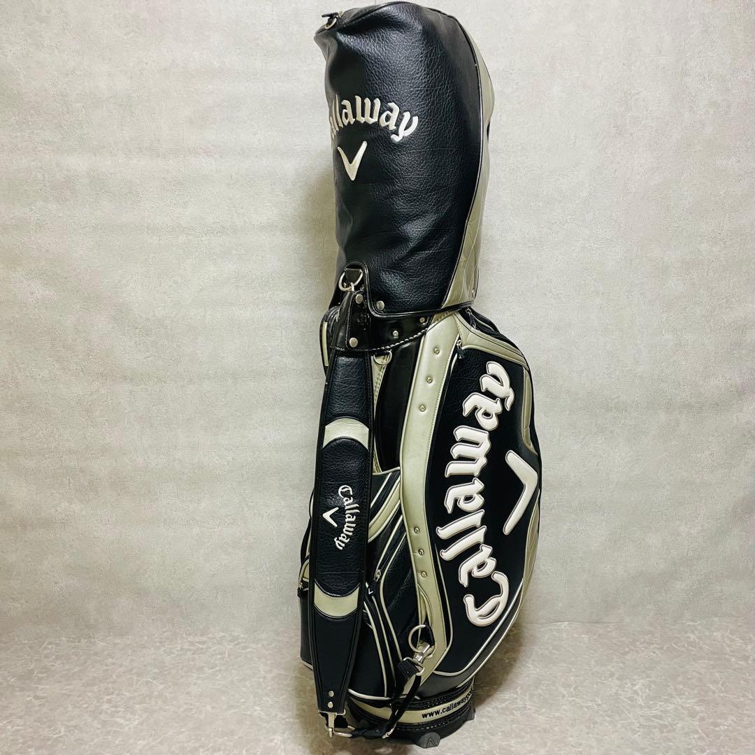 希少 貴重 キャロウェイ Callaway キャディバッグ エナメル 3点式