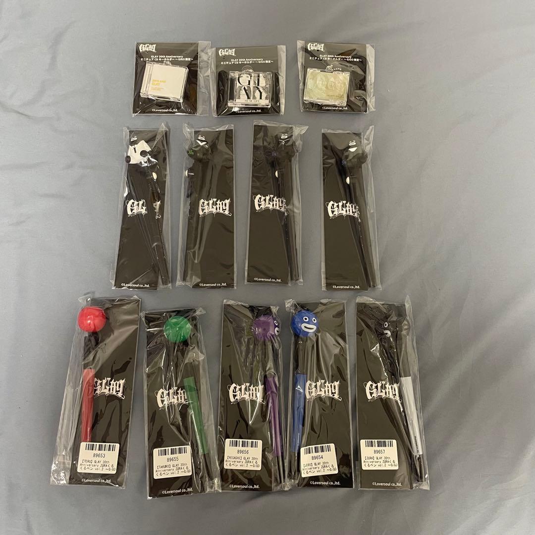 【新品未使用】GLAY GIGO限定グッズ まとめ売り 23点!!