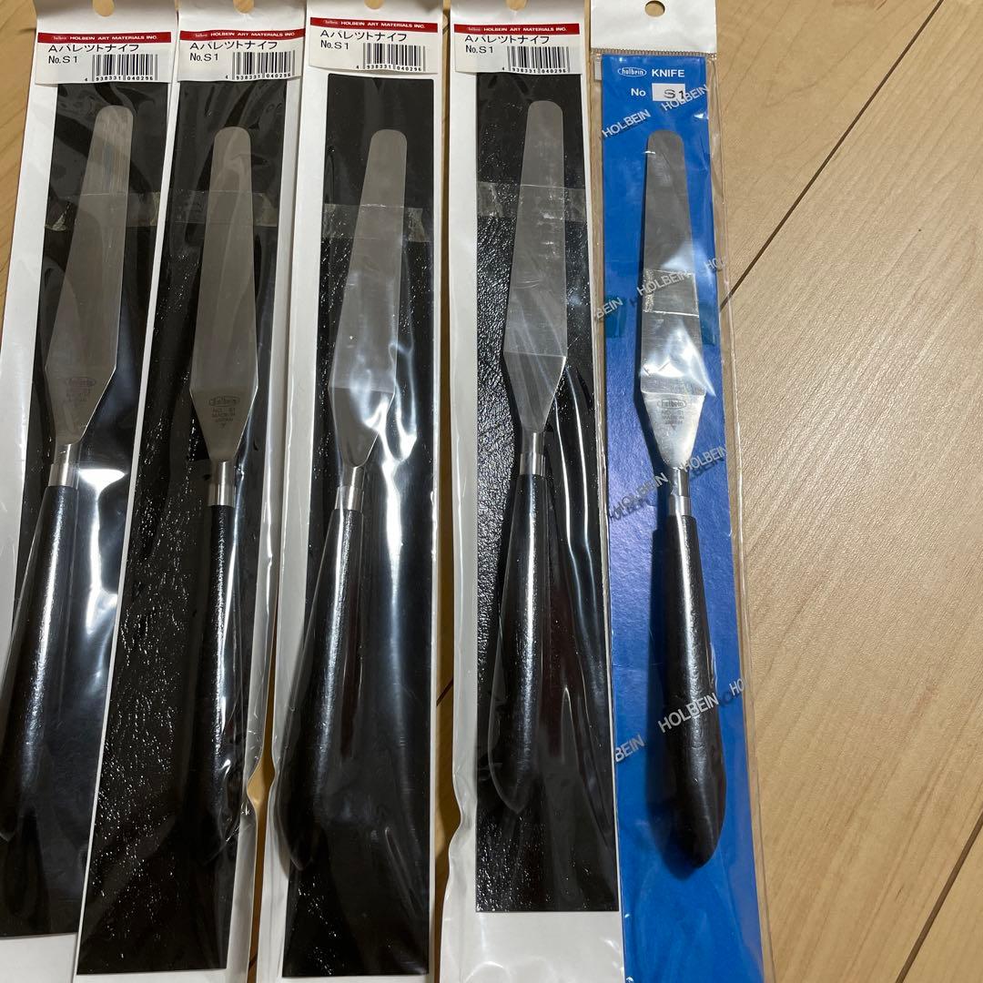 ホルベイン　AパレットナイフNOS1 5本セット