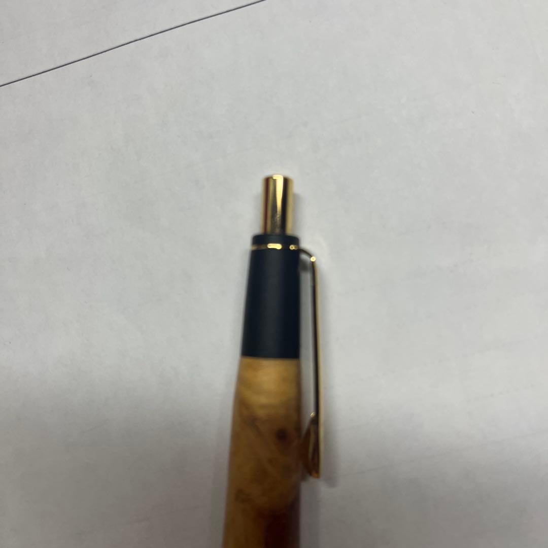 花梨瘤紅白 シャープペンシル 木軸 0.5mm