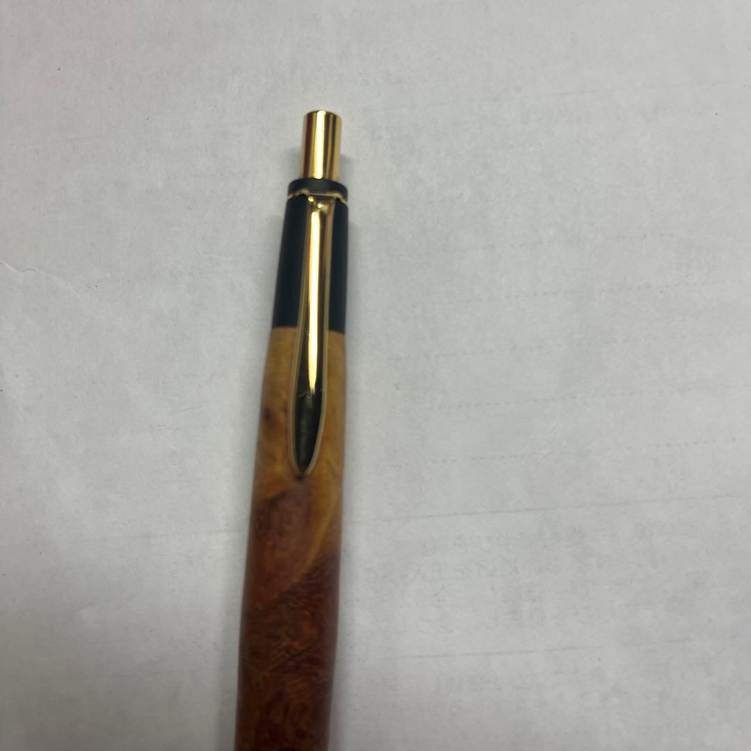 花梨瘤紅白 シャープペンシル 木軸 0.5mm