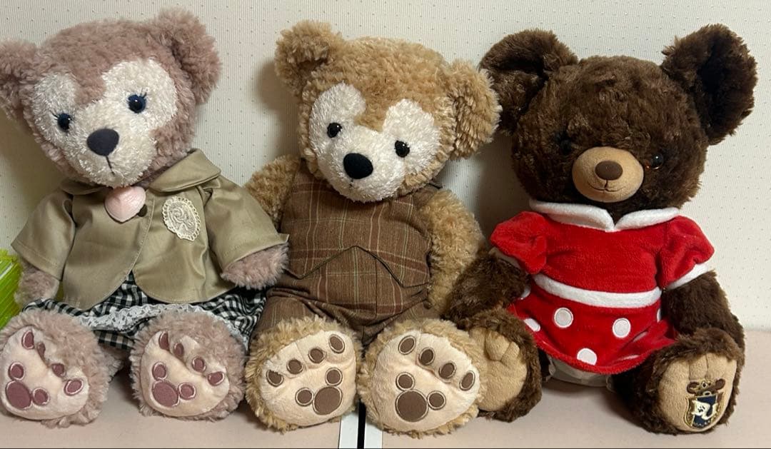 ディズニー　シェリーメイ　ダッフィー　ぬいぐるみ　人形