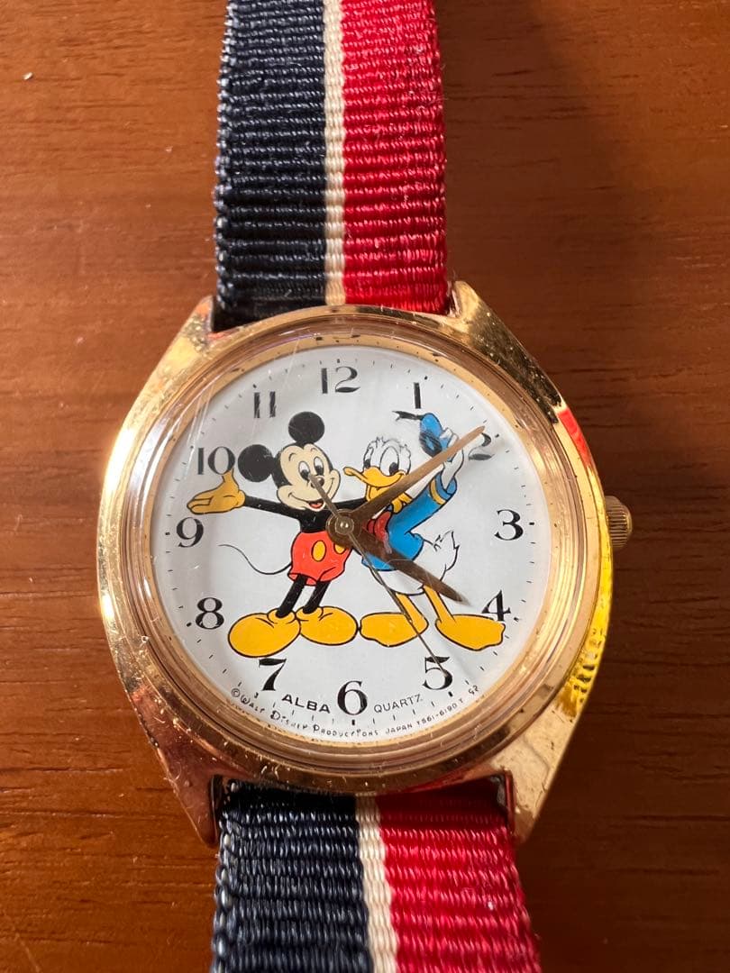 DisneyMickeyDonaldDuck腕時計アンティークビンテージ