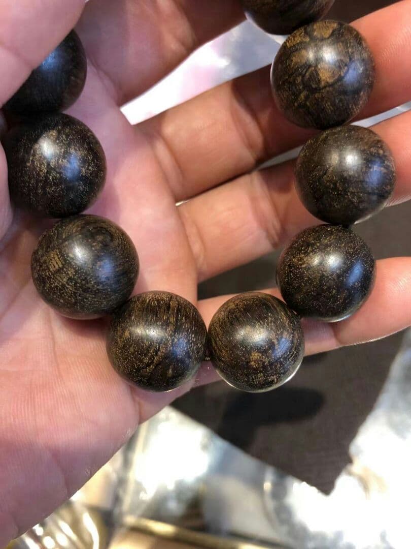 本物保证ダラカンの手串つき 天然野生沉香ゆし油脂が豊富収蔵品