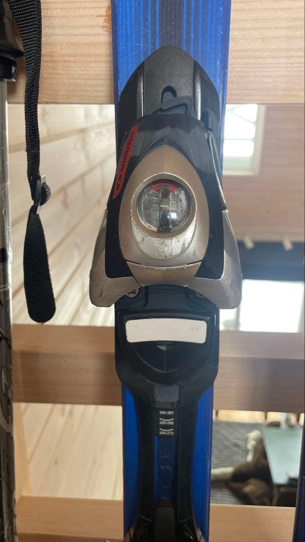 カービングスキー板大人男性155cmセット子供ジュニア SALOMONサロモン青