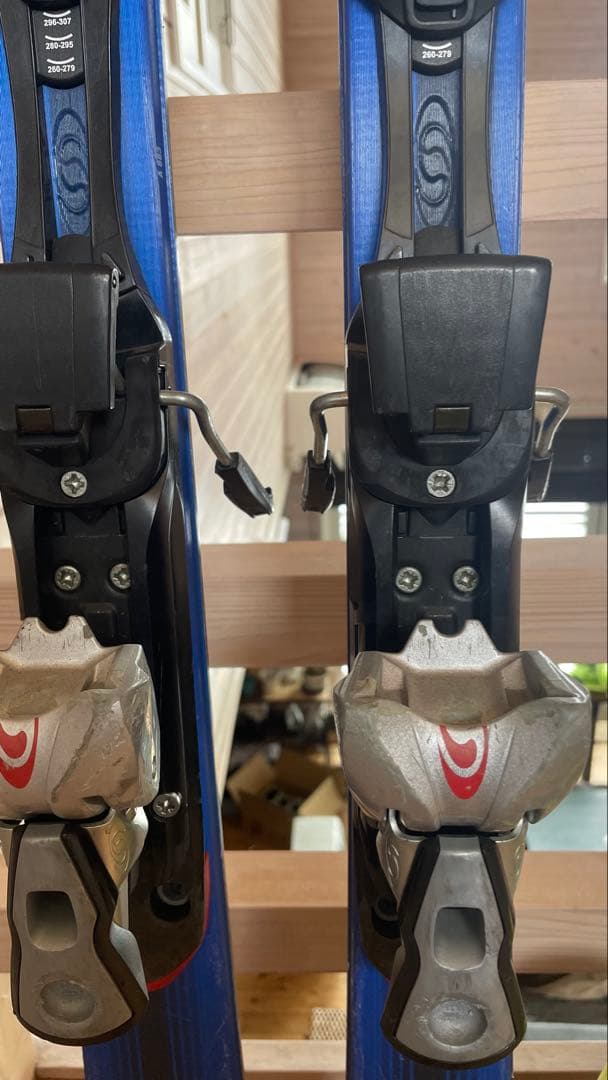 カービングスキー板大人男性155cmセット子供ジュニア SALOMONサロモン青