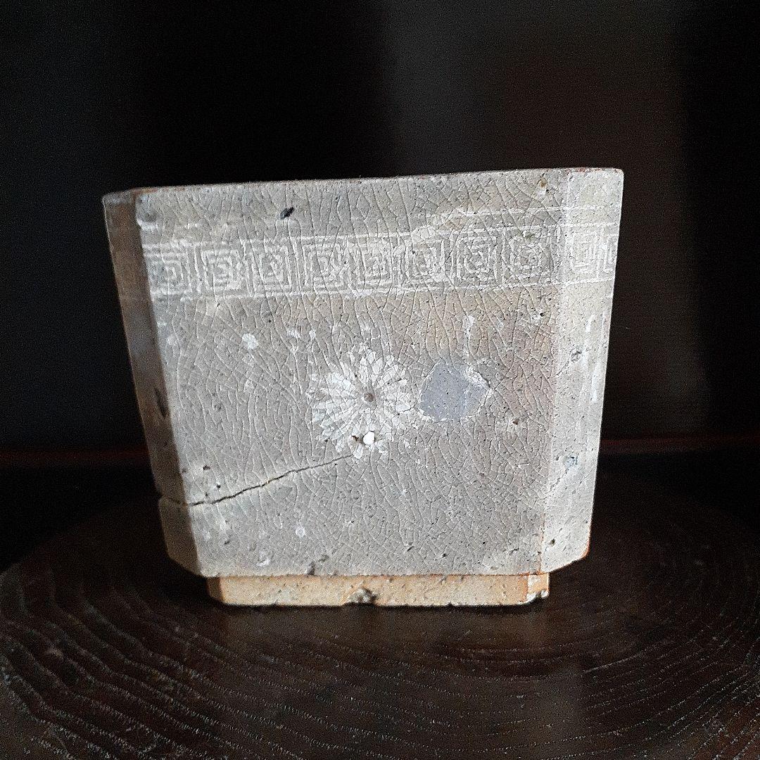 江戸時代象嵌三島手香炉