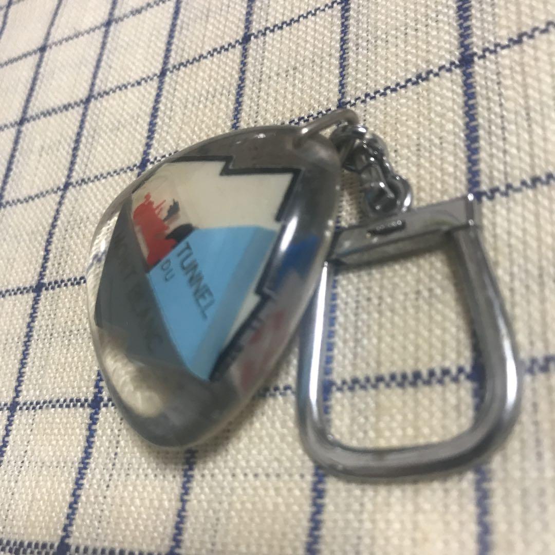 60年代フランスブルボンキーホルダー　モンブラントンネル