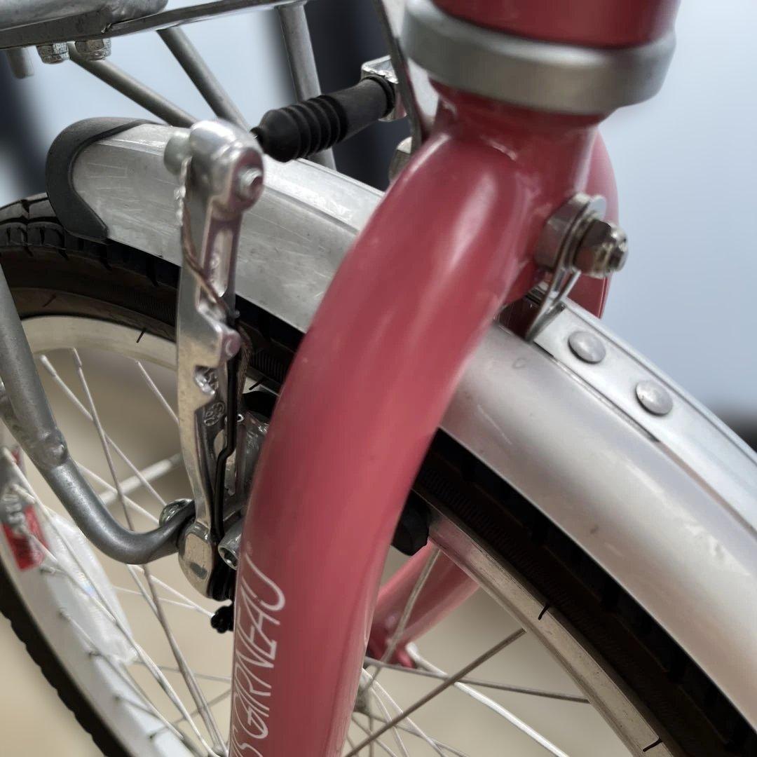 LOUIS GARNEAU 子供用自転車　前カゴ付き　6段階ギア　20インチ