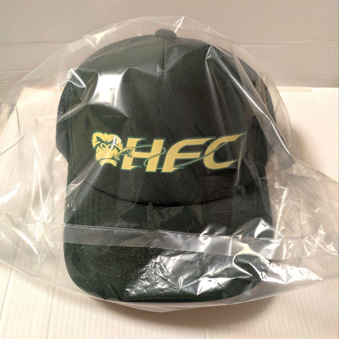 原西フィッシング倶楽部 HFC ロゴメッシュキャップ フォレストグリーン クラブ