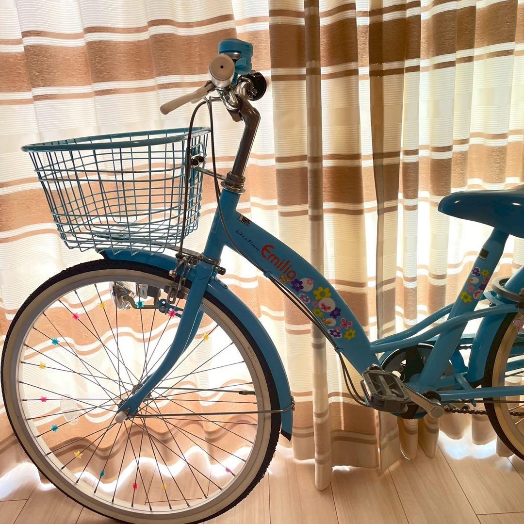 美品◎数回使用◎室内保管◎自転車◎24インチ◎ 定価22800円◎引取り可