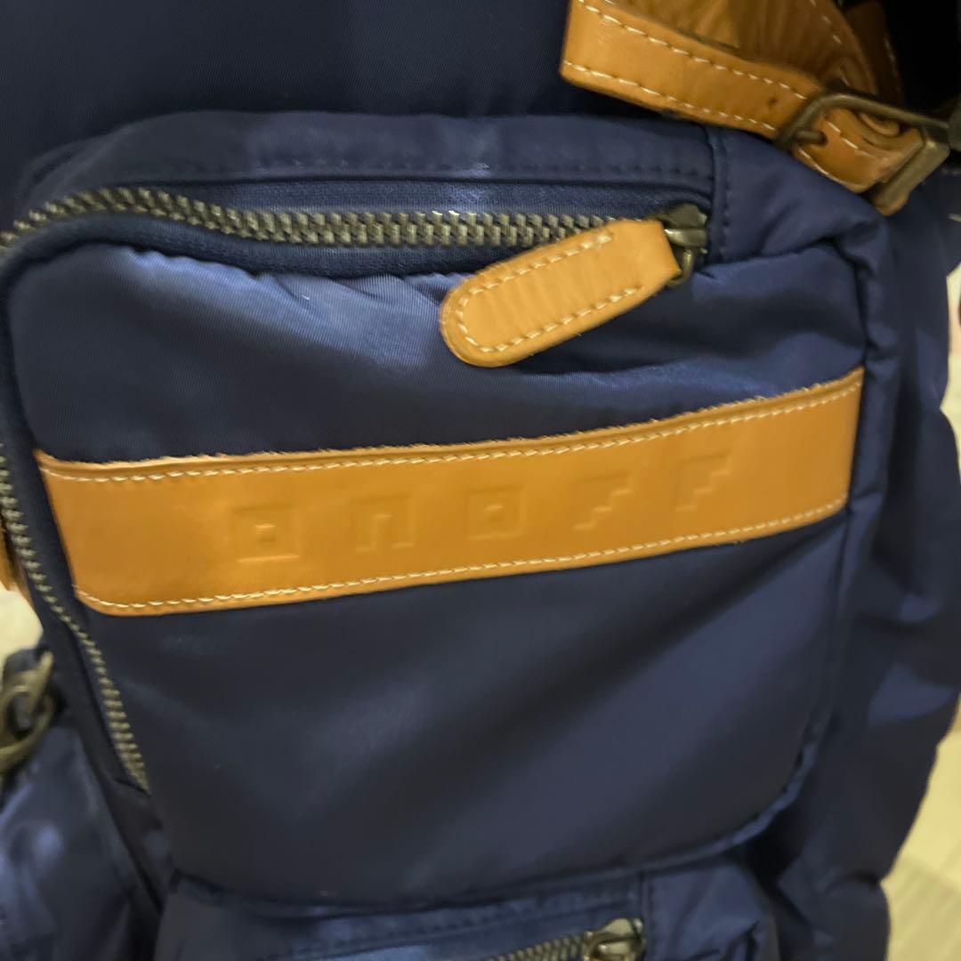 オノフ キャディバッグ... ONOFF ネイビー キャディバッグ ナイロン製