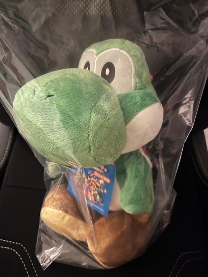 マリオパーティ５　ヨッシー　ぬいぐるみ Mサイズ　2003年　任天堂　三英貿易