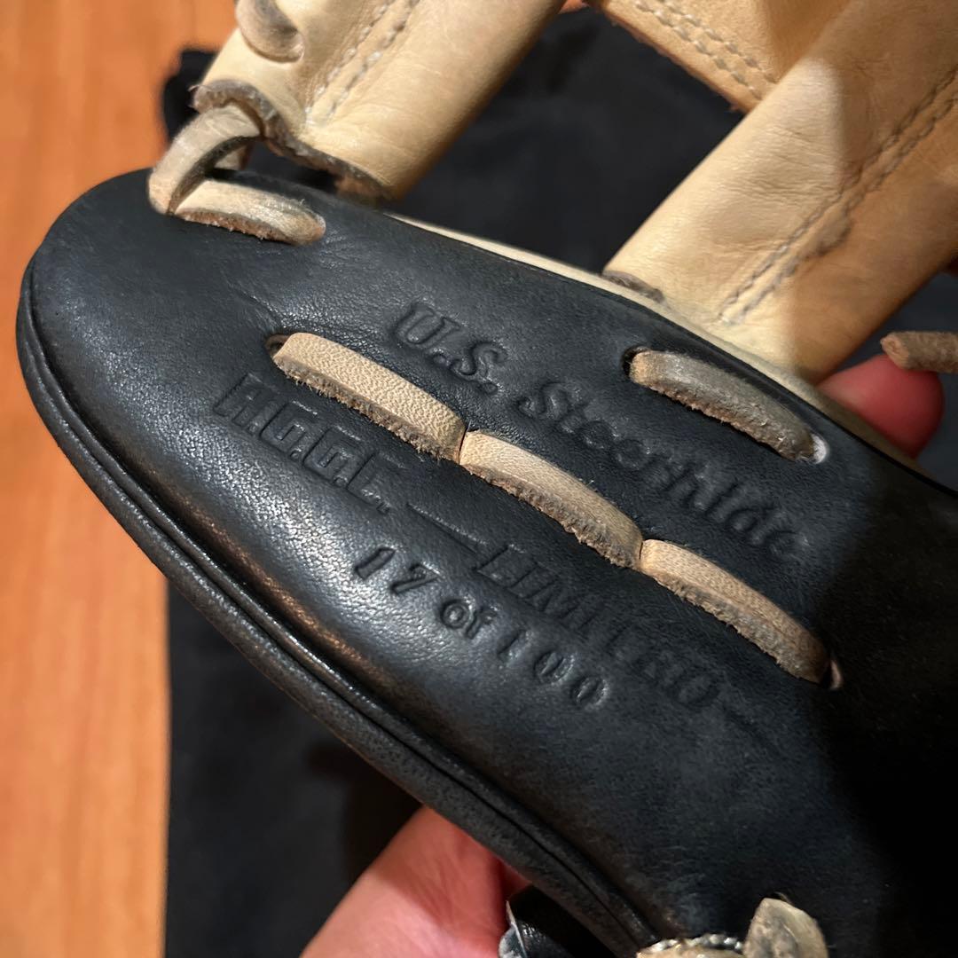 【100個限定 シリアルナンバー入り】ローリングス 軟式グラブ 岡本選手モデル