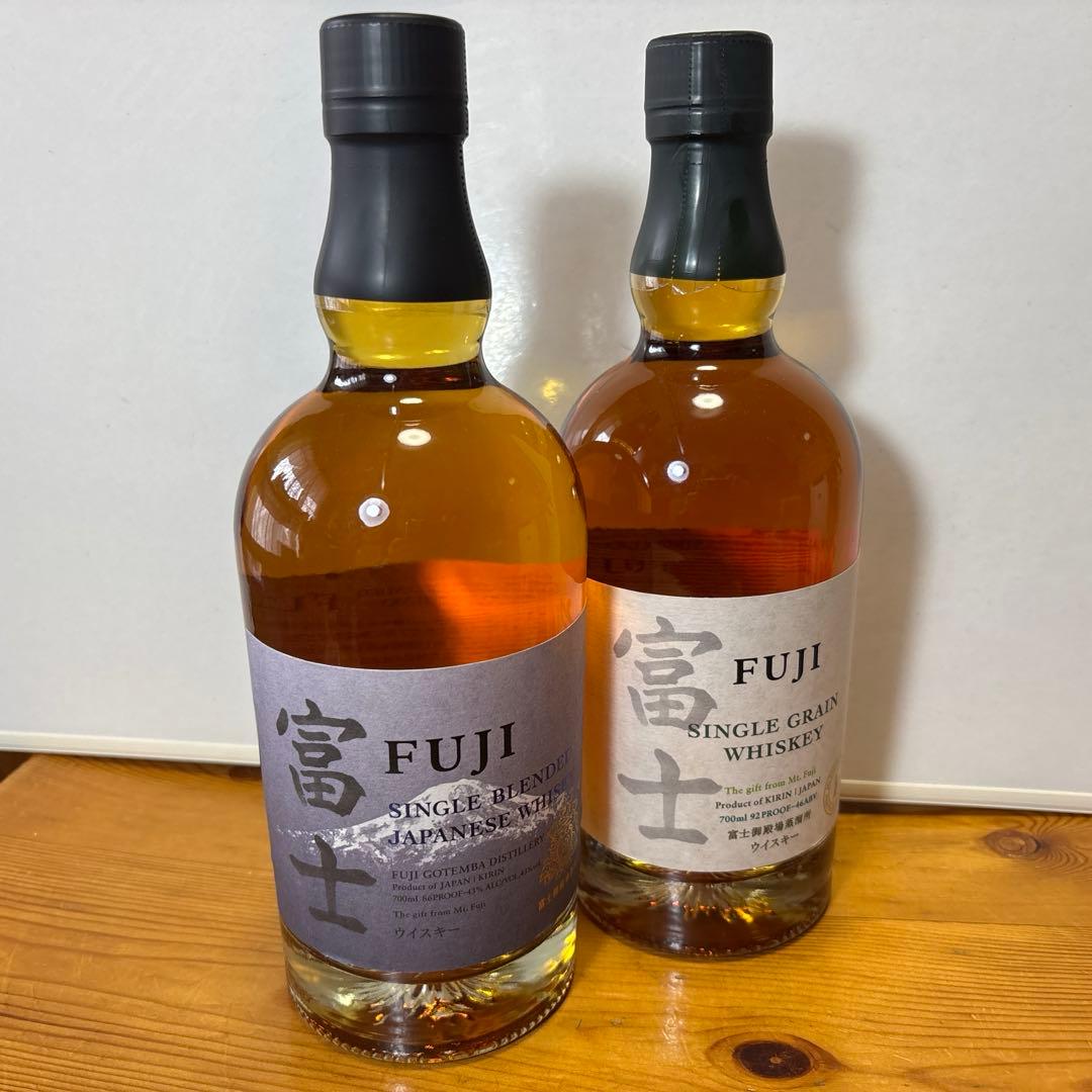 キリン富士シングルグレイン/シングルブレンデッド700ml ２本セット