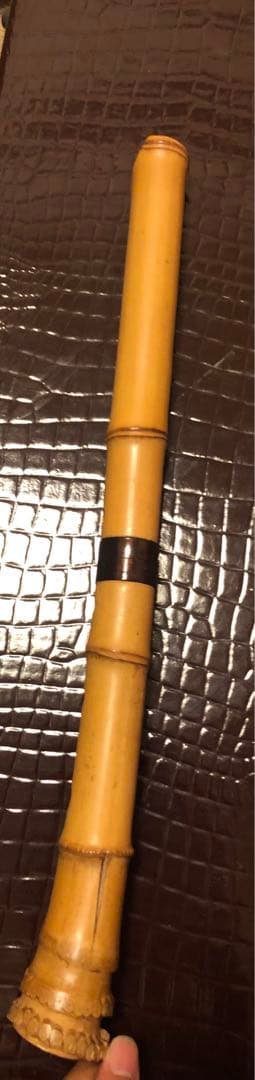 尺八　竹童銘　一尺六寸