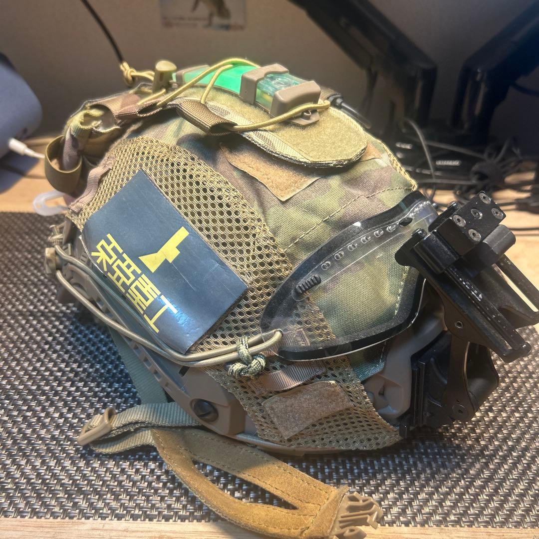 タクティカルヘルメット　ヘッドセット