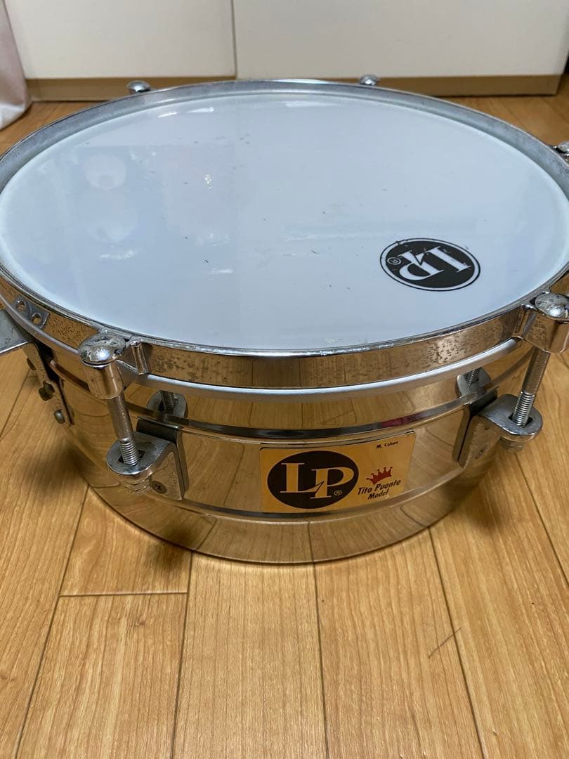 ティンバレス　大人気のティトプエンテモデル　ステンレススチール　14インチ