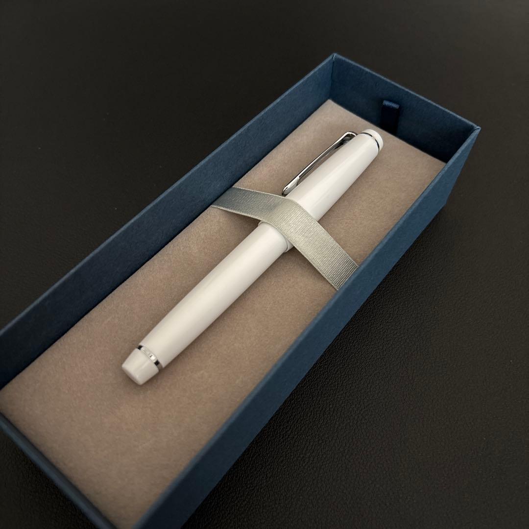 セーラー万年筆 プロフェッショナルギア スリム 銀 ホワイト F 細字