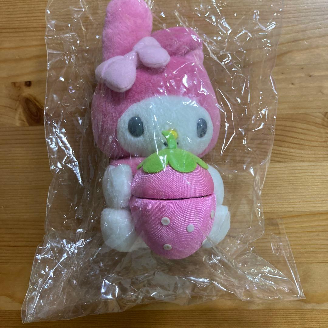 最終お値下げ 新品 2004年発売 サンリオ マイメロ 小物入れ付きぬいぐるみ