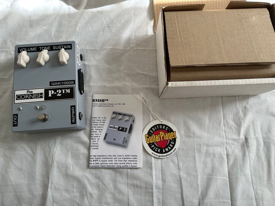 Pete Cornish P-2 ファズ　箱有り　ピートコーニッシュ