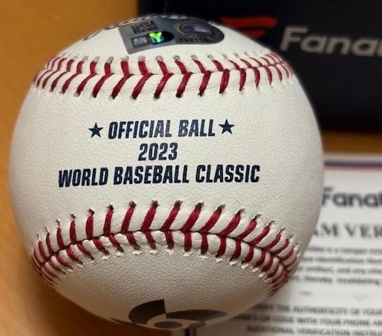 保証付 大谷翔平 直筆サインボール 2023WBC公式 FANATICS/MLB