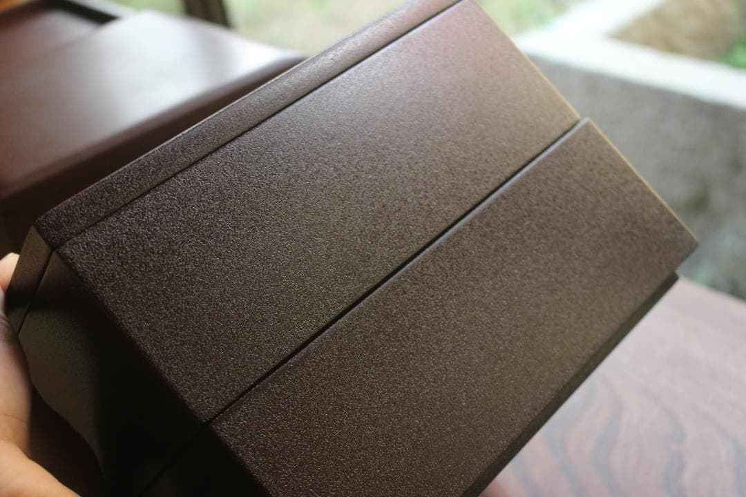 デッドストック！風情ある錆塗地に極上春秋蒔絵の映える輪島塗台付五段重（検重箱お重